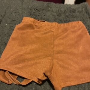 Haute Monde High Waist Brown Shorts